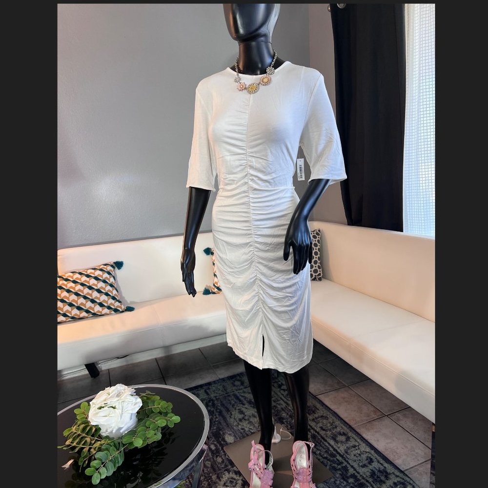 White short dress